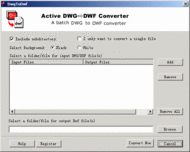 DWG DWF Converter AutoDWG screenshot